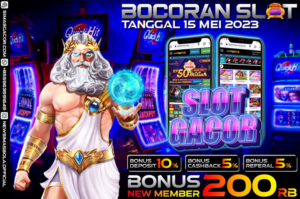 BOCORAN SLOT GACOR HARI INI TANGGAL 15 MEI 2023