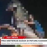 Berita Viral Seorang Pria Misterius Duduki Patung Kuda