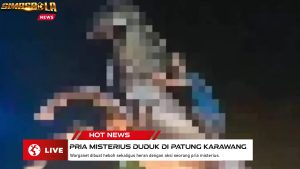 Berita Viral Seorang Pria Misterius Duduki Patung Kuda