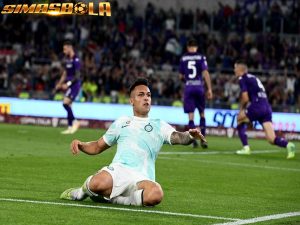 Hasil Final Coppa Italia - Inter Milan Juara, Gol ke-100 Lautaro Martinez Hancurkan Fiorentina