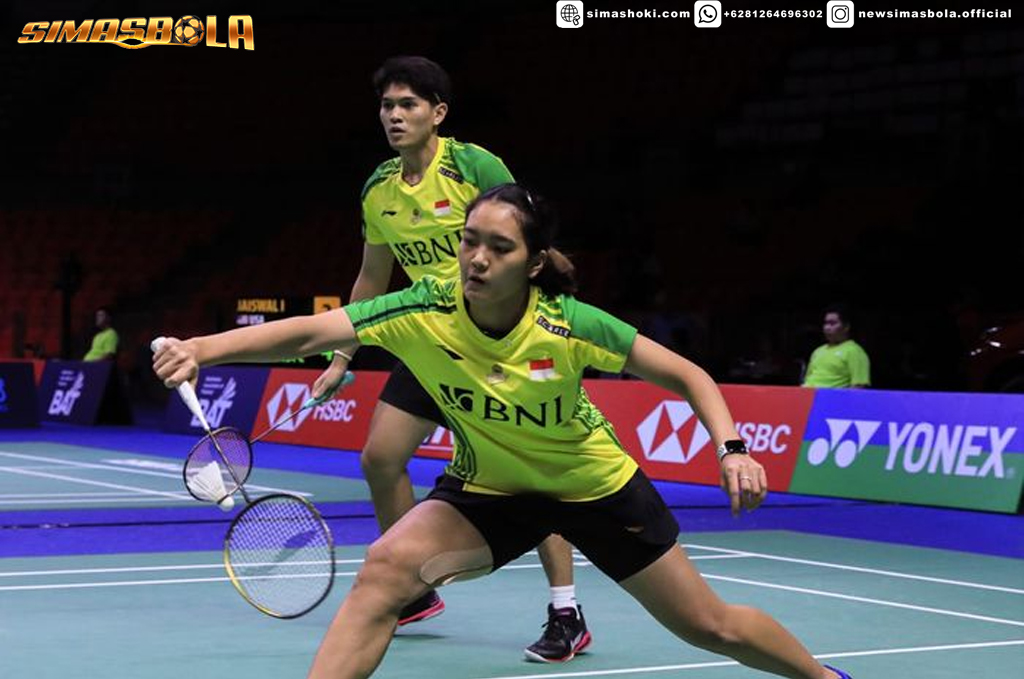 Ganda campuran Indonesia, Adnan Maulana/Nita Violina Marwah, berhasil melaju ke babak 16 besar Thailand Open 2023.