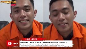 permintaan maaf terbuka Mario Dandy