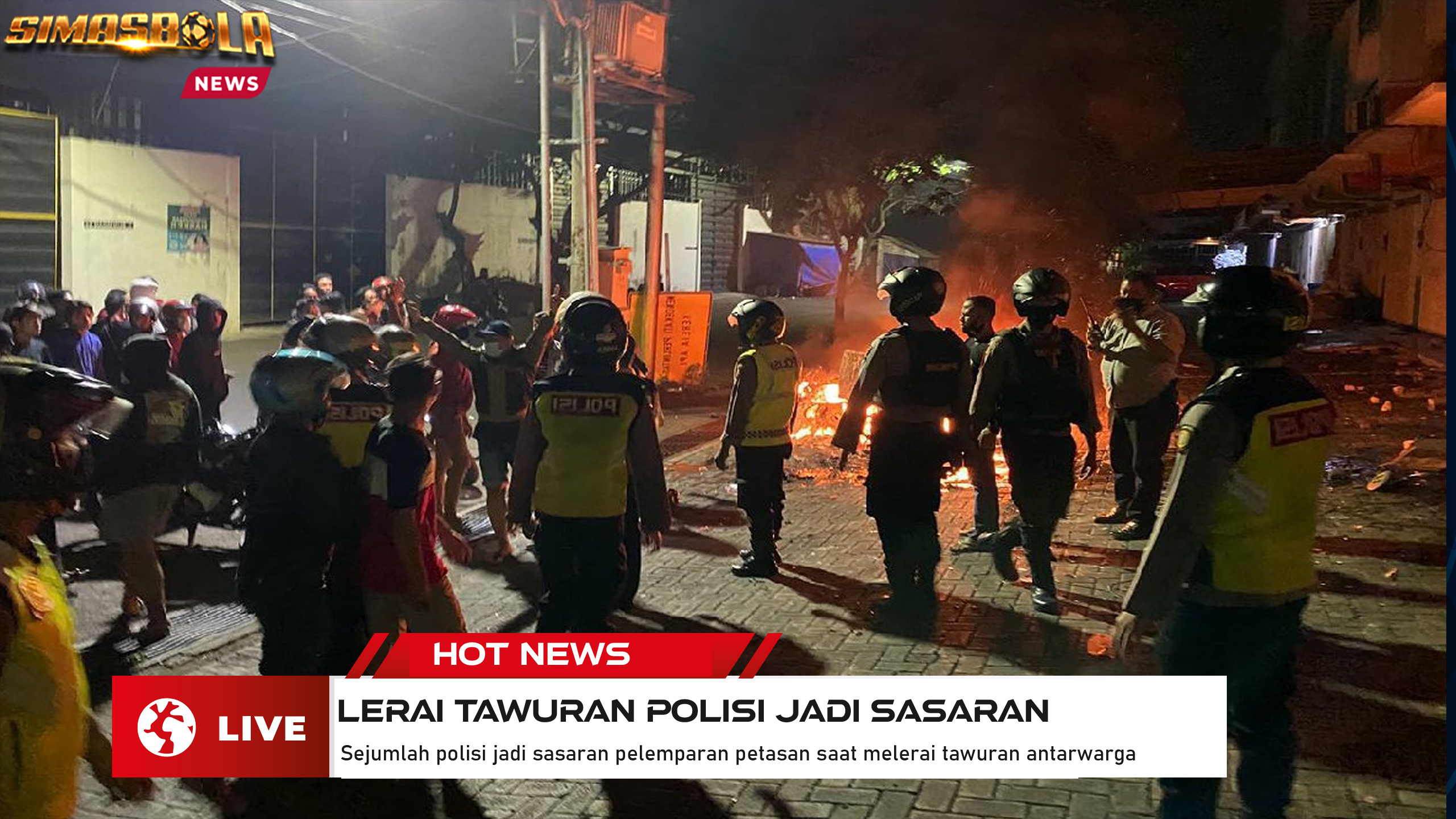 tawuran viral petugas jadi sasaran