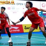 Kemenangan pertama akhirnya diraih wakil Indonesia pada babak kedua Singapore Open 2023 melalui ganda putra