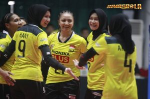 Tim voli putri Indonesia menang mudah atas Makau pada laga perdana babak penyisihan Grup A AVC Challenge Cup 2023.