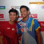 Juara dunia satu kali itu mengalahkan wakil tuan rumah, Chico dalam permainan dua gim dengan skor 21-15, 23-21.