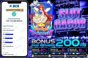 JACKPOT SLOT STARLIGHT PRINCESS GAME ONLINE 26 JULI 2023