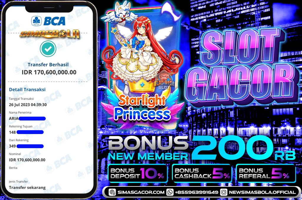 JACKPOT SLOT STARLIGHT PRINCESS GAME ONLINE 26 JULI 2023