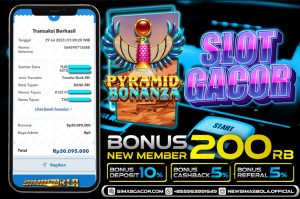 JACKPOT BERMAIN PYRAMID BONANZA PRAGMATIC PLAY 29 JULI 2023