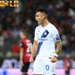 Lautaro Martinez mencetak gol lagi Inter Milan melakoni giornata 2 Liga Italia 2023-2024 dengan bertandang ke markas Cagliari di Stadion