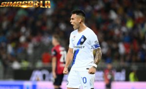 Lautaro Martinez mencetak gol lagi Inter Milan melakoni giornata 2 Liga Italia 2023-2024 dengan bertandang ke markas Cagliari di Stadion