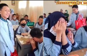 Perpisahan Siswa SMP Bikin Nangis Satu Kelas Sebuah video perpisahan siswa SMP di Bandung viral di media sosial Twitter.