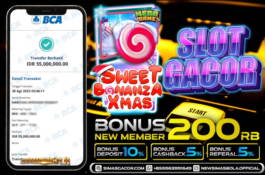 BUKTI KEMENANGAN SLOT SWEET BONANZA XMAS PRAGMATIC PLAY 30 AGUSTUS 2023