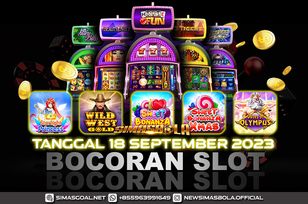 BOCORAN SLOT GACOR TERPOPULER HARI INI TANGGAL 18 SEPTEMBER 2023