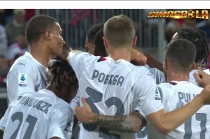 Hasil Liga Italia - Cagliari Vs AC Milan, I Rossoneri Berpesta di Markas Juru Kunci