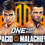 Mantan penguasa kelas jerami MMA ONE Championship, Joshua Pacio, akan berhadapan dengan Mansur Malachiev di ONE Fight Night 15 pada Sabtu