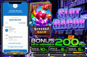 BUKTI PEMENANG BONANZA GOLD PRAGMATIC PLAY SIMASBOLA 30 OKTOBER 2023