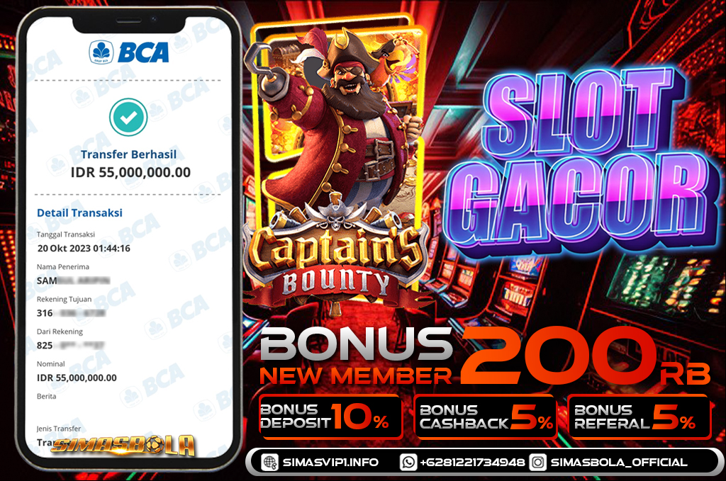 BUKTi P3M3NANG CAPTAIN'S BOUNTY SIMASBOLA 20 OKTOBER 2023