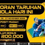 BOCORAN PERTANDINGAN BOLA 15 - 16 NOVEMBER 2023