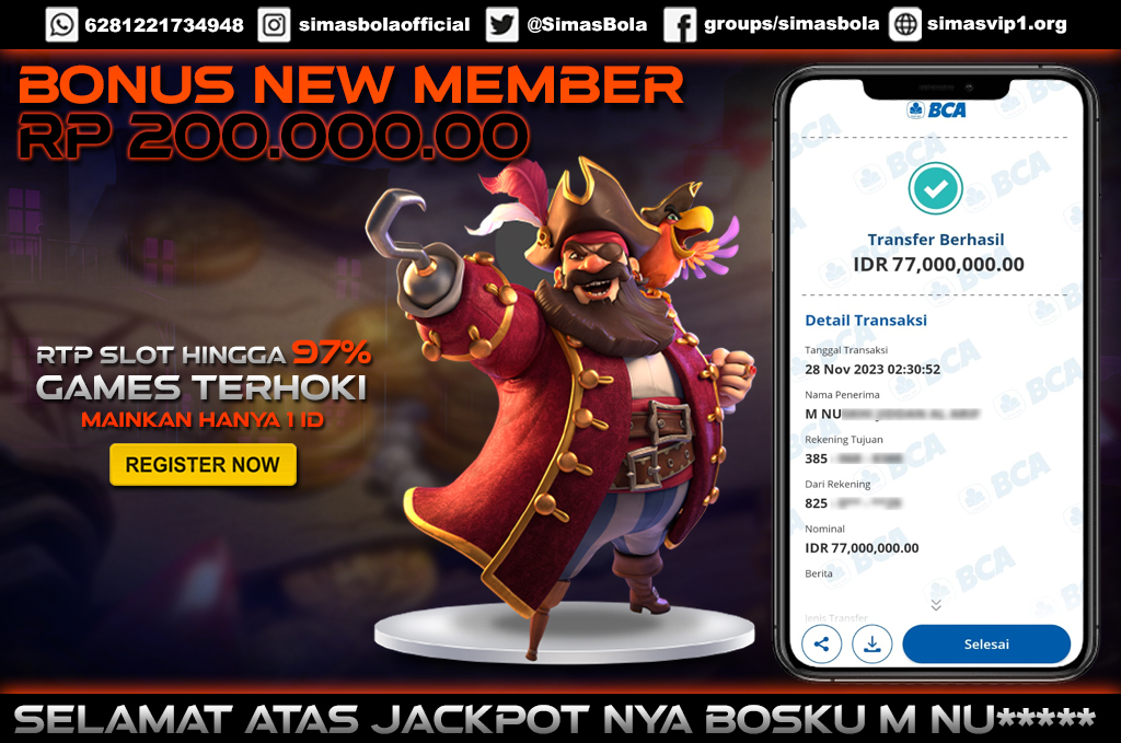 BUKTI PEMENANG 28 NOVEMBER 2023 PG SOFT (CAPTAIN'S BOUNTY)