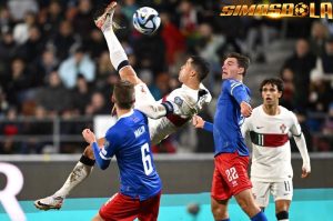 Ronaldo Cetak Gol Ke-128 Lawan Cristiano Ronaldo kembali cetak gol saat timnas Portugal menghadapi lawan yang berperingkat lebih rendah