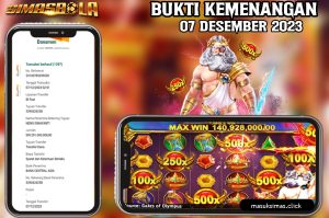 BUKTI PEMENANG TANGGAL 07 DESSEMBER 2023