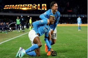 Napoli masuk geng Liga Champions menyusul kemenangan dalam pekan ke-16 Liga Italia 2023-2024.Giornata ke-16 berlanjut pada Sabtu