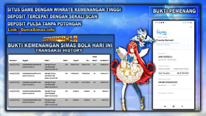 BUKTI PEMENANG TANGGAL 22 JANUARI 2024, Selamat Kepada Member Setia SIMASBOLA Yang Sudah Memenangkan Permainan Slot Bosku ADE