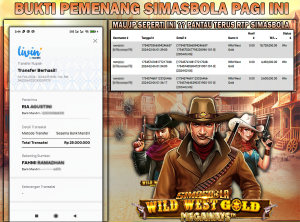 BUKTI PEMENANG TANGGAL 6 FEBRUARI 2024, Selamat Kepada Member Setia SIMASBOLA Yang Sudah Memenangkan Permainan Slot Bosku