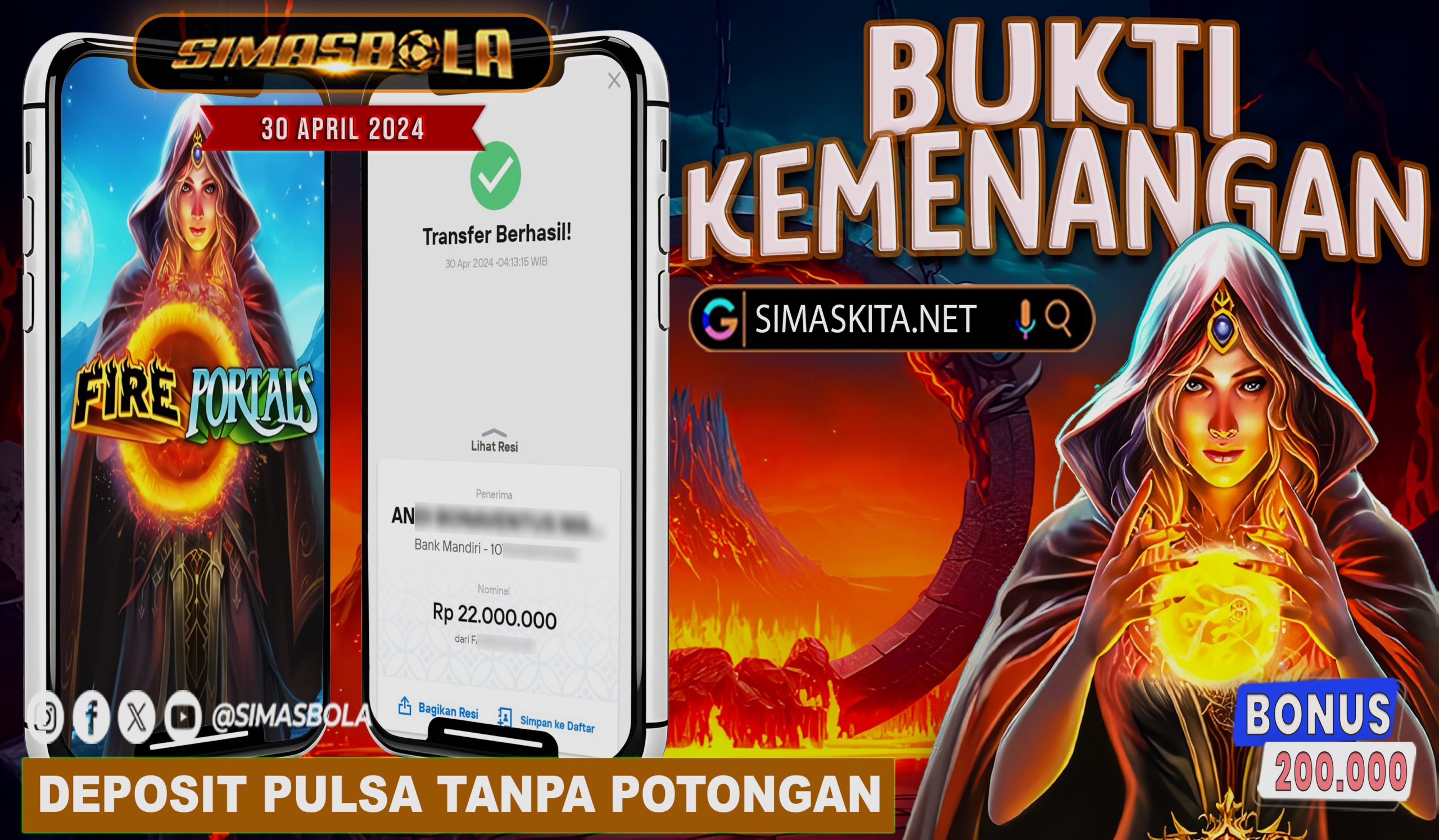 BUKTI PEMENANG TANGGAL 30 APRIL 2024