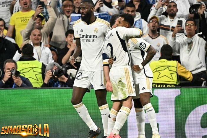 Hasil Liga Champions - Dibobol Gol 108 Detik, Real Madrid Gagalkan Kemenangan Man City