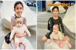 6 Potret Kedekatan Bilqis Anak Ayu Ting Ting dan Adik Sepupunya, Kakak Siaga