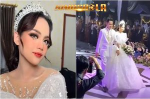 8 Potret Putri Isnari di Resepsi Ngunduh Mantu, Tampil Memukau Bak Princess