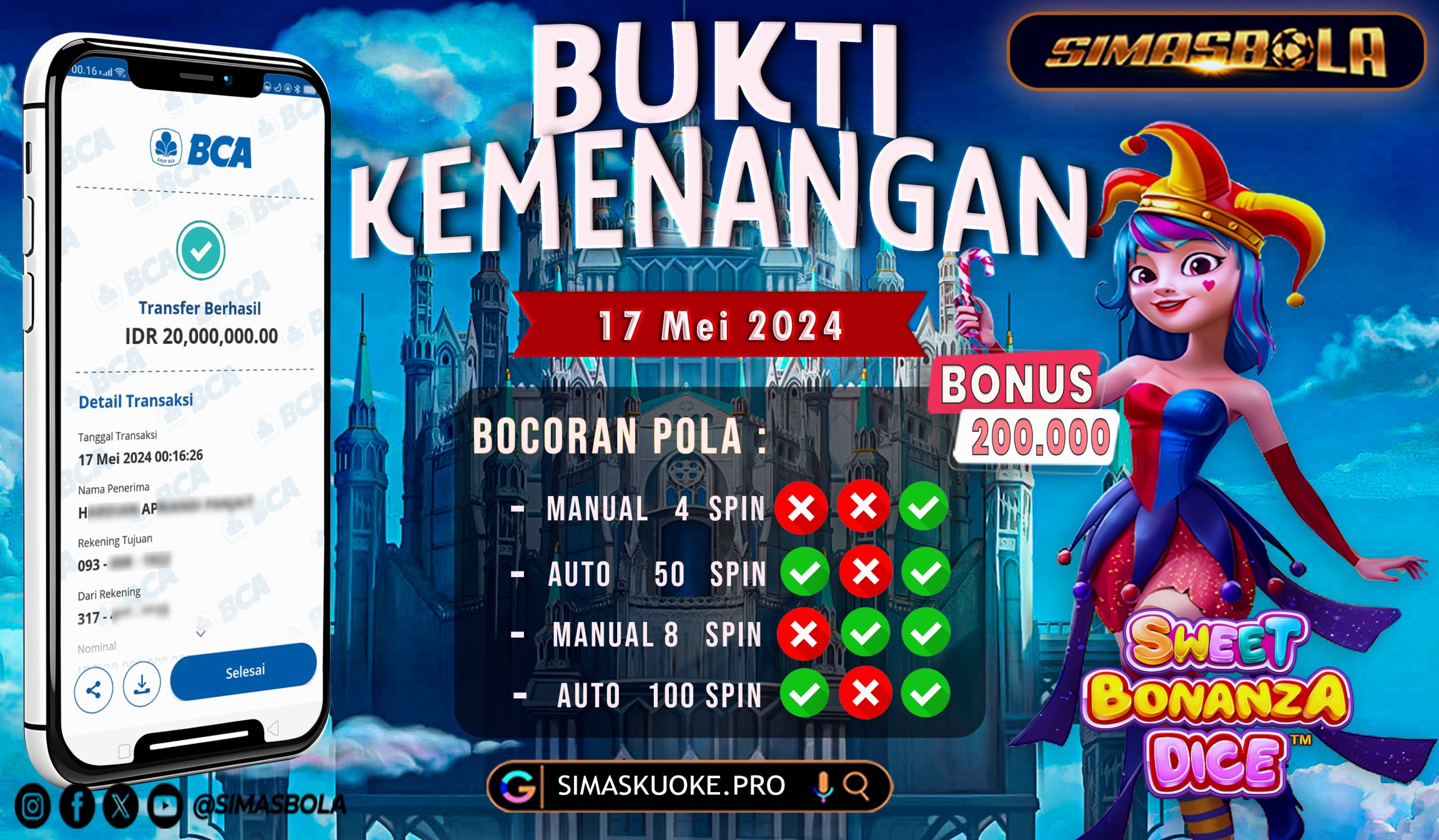 BUKTI PEMENANG TANGGAL 17 MEI 2024