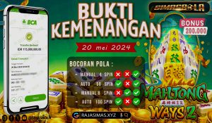 BUKTI PEMENANG TANGGAL 20 MEI 2024