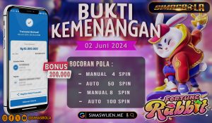 BUKTI PEMENANG TANGGAL 02 JUNI 2024