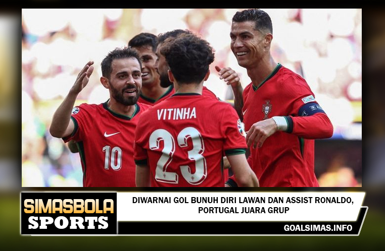 Hasil EURO 2024 - Diwarnai Gol Bunuh Diri Lawan dan Assist Ronaldo, Portugal Juara Grup