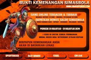 BUKTI PEMENANG HARI INI TANGGAL 08 AGUSTUS 2024. SIMAS BOLA ADALAH SITUS BETINGAN ONLINE SLOT TERLENGKAP DAN TERPERCAYA NOMOR 1 DI INDONESIA.