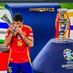 Gelandang Timnas Spanyol, Rodri, sangat bangga dengan timnya karena menjadi kampiun Euro 2024 dengan melibas empat juara Piala Dunia.