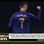 Gegara Toilet, Ronaldo tak Akan Didenda Usai Mangkir dari Seremoni Penyerahan Medali Saudi Super Cup