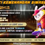 BUKTI PEMENANG HARI INI TANGGAL 14 SEPTEMBER 2024. SIMAS BOLA ADALAH SITUS BETINGAN ONLINE SLOT TERLENGKAP DAN TERPERCAYA