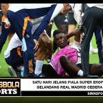 Satu Hari Jelang Piala Super Eropa, Gelandang Real Madrid Cedera sampai Teriak Kesakitan