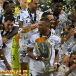 Kylian Mbappe tak perlu menunggu lama untuk mendapatkan trofi pertama bersama Real Madrid. Laga Piala Super Eropa