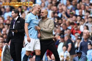 Ketajaman Erling Haaland Lebih Gila dari 19 Klub Liga Inggris, Pep Guardiola Heran Kenapa Dia Gagal Hattrick