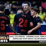 Hasil Liga Spanyol - Diwarnai Gagal Penalti dan VAR, Barcelona Tetap Unggul dalam Drama 6 Gol