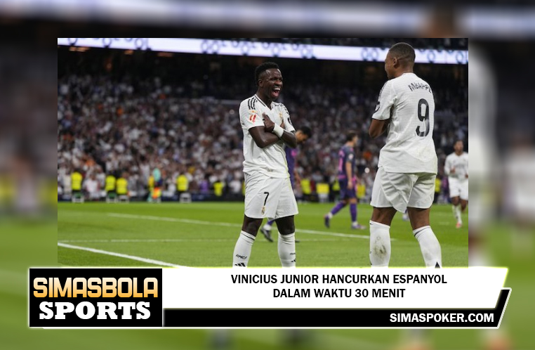 Vinicius Junior Hancurkan Espanyol hanya dalam Waktu 30 Menit