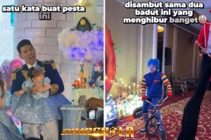 Pesta ulang tahun anak ini jadi sorotan warganet karena berlangsung mewah bak resepsi pernikahan. Acara tersebut dikatakan sebagai pesta