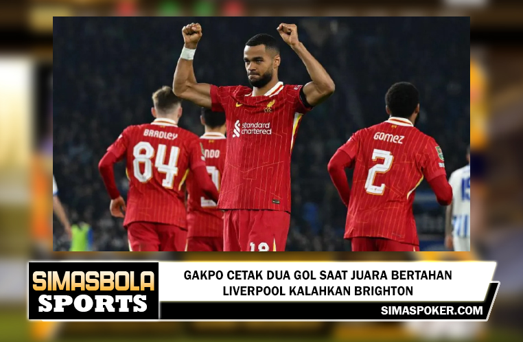 Gakpo cetak dua gol saat juara bertahan Liverpool kalahkan Brighton