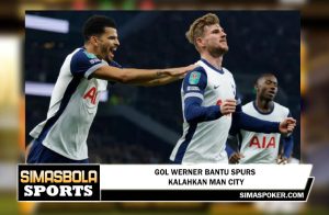 Gol Werner bantu Spurs kalahkan Man City