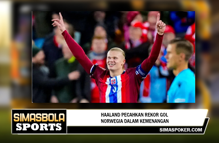 Haaland pecahkan rekor gol Norwegia dalam kemenangan